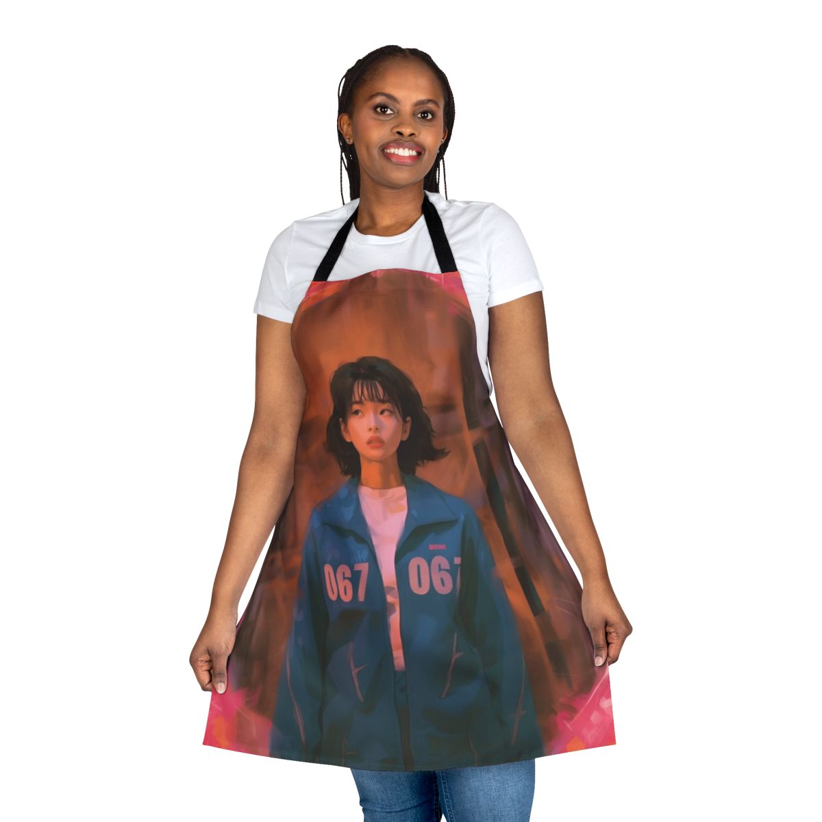 Squid Game Inspired Kang Sae Byeok Player 067 Apron