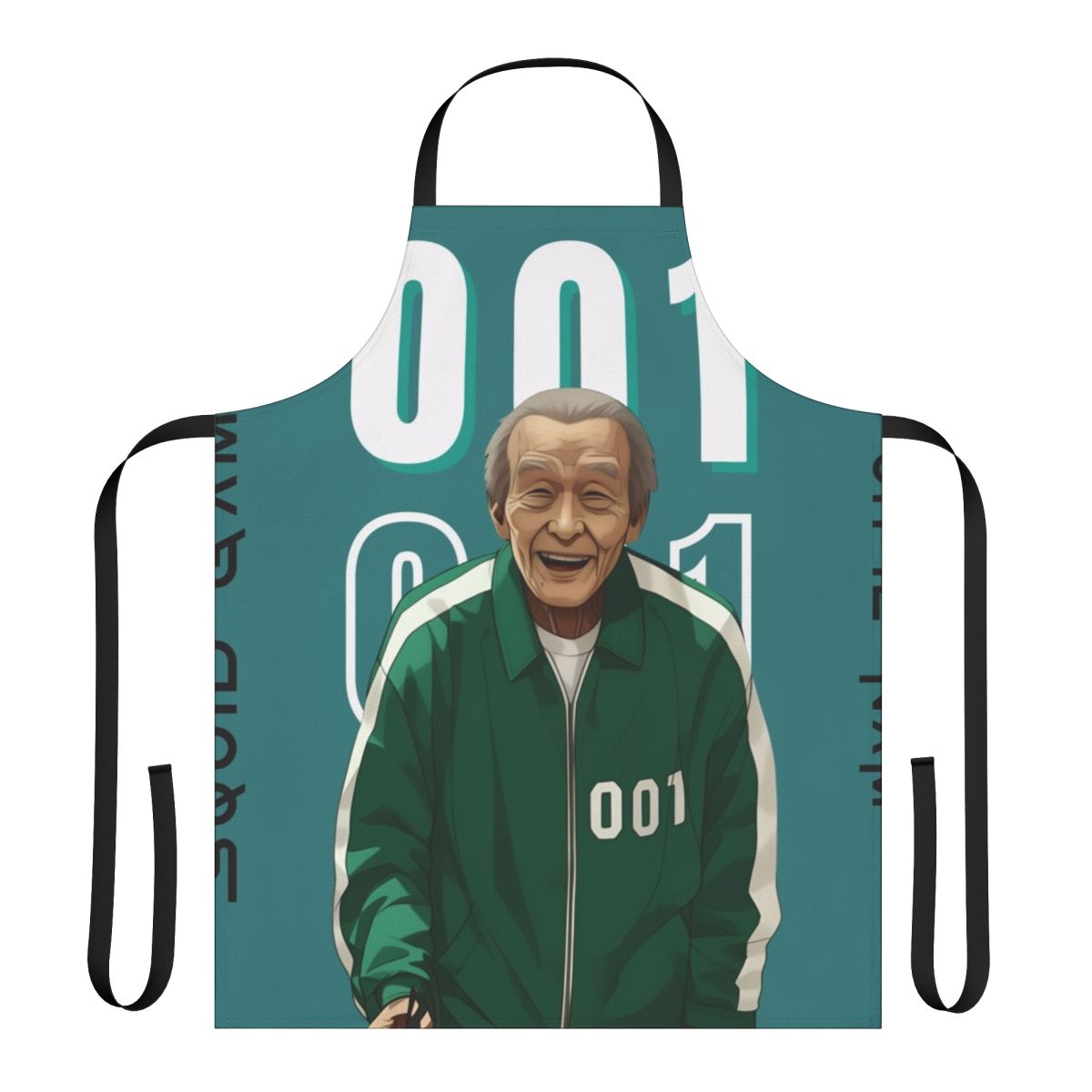 Squid Game Player 001 Oh Il Nam Apron