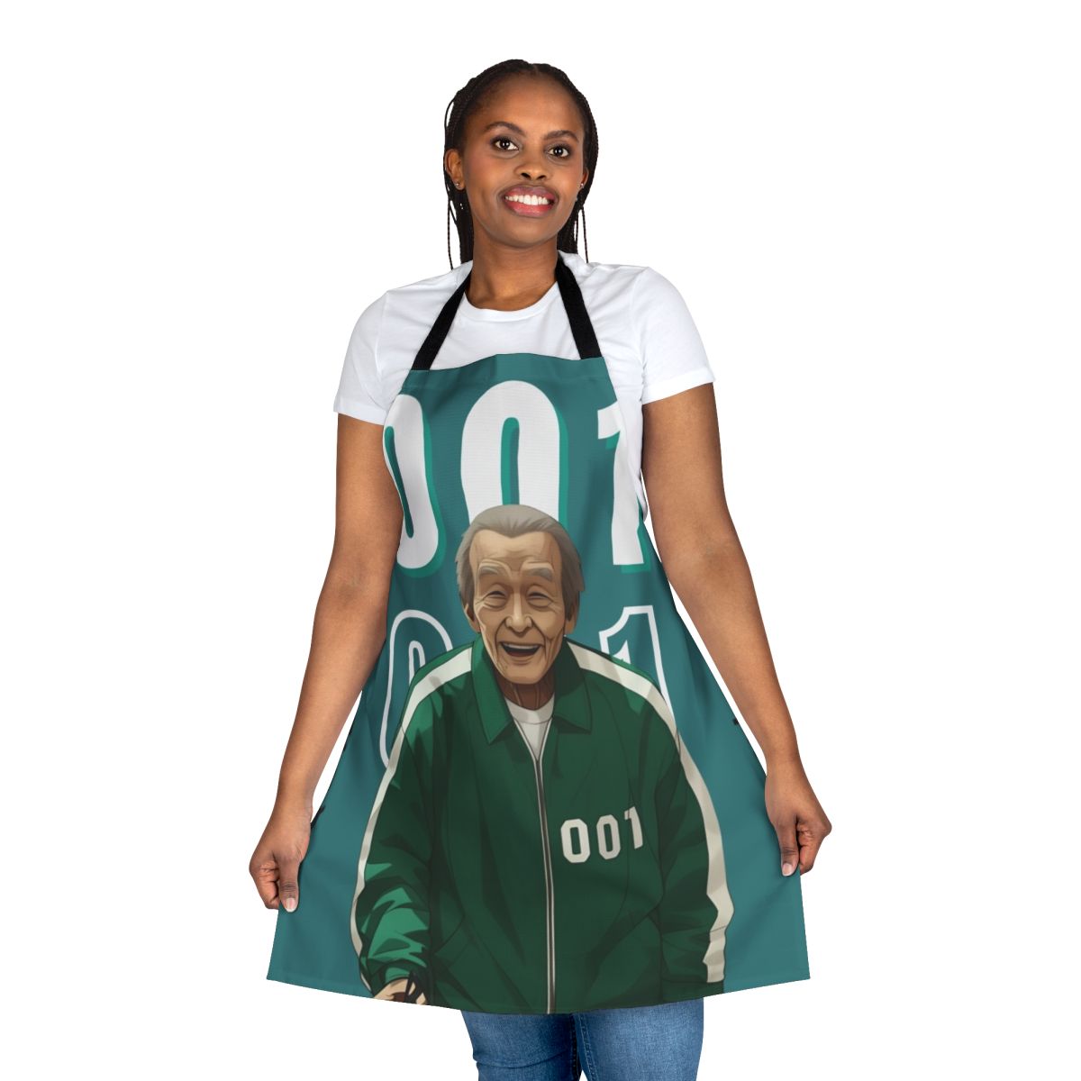 Squid Game Player 001 Oh Il Nam Apron