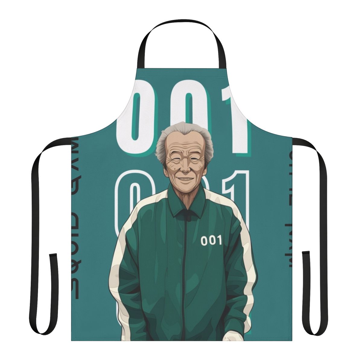 Squid Game Inspired Player 001 Oh Il Nam Apron