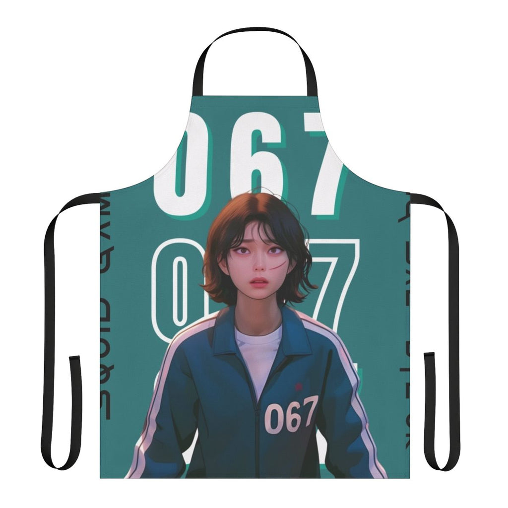 Squid Game Player 067 Kang Sae Byeok Themed Apron