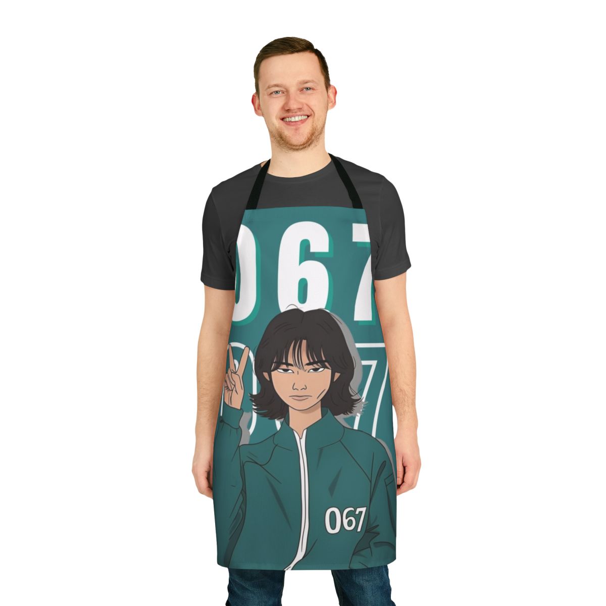 Squid Game Player 067 Kang Sae Byeok Apron