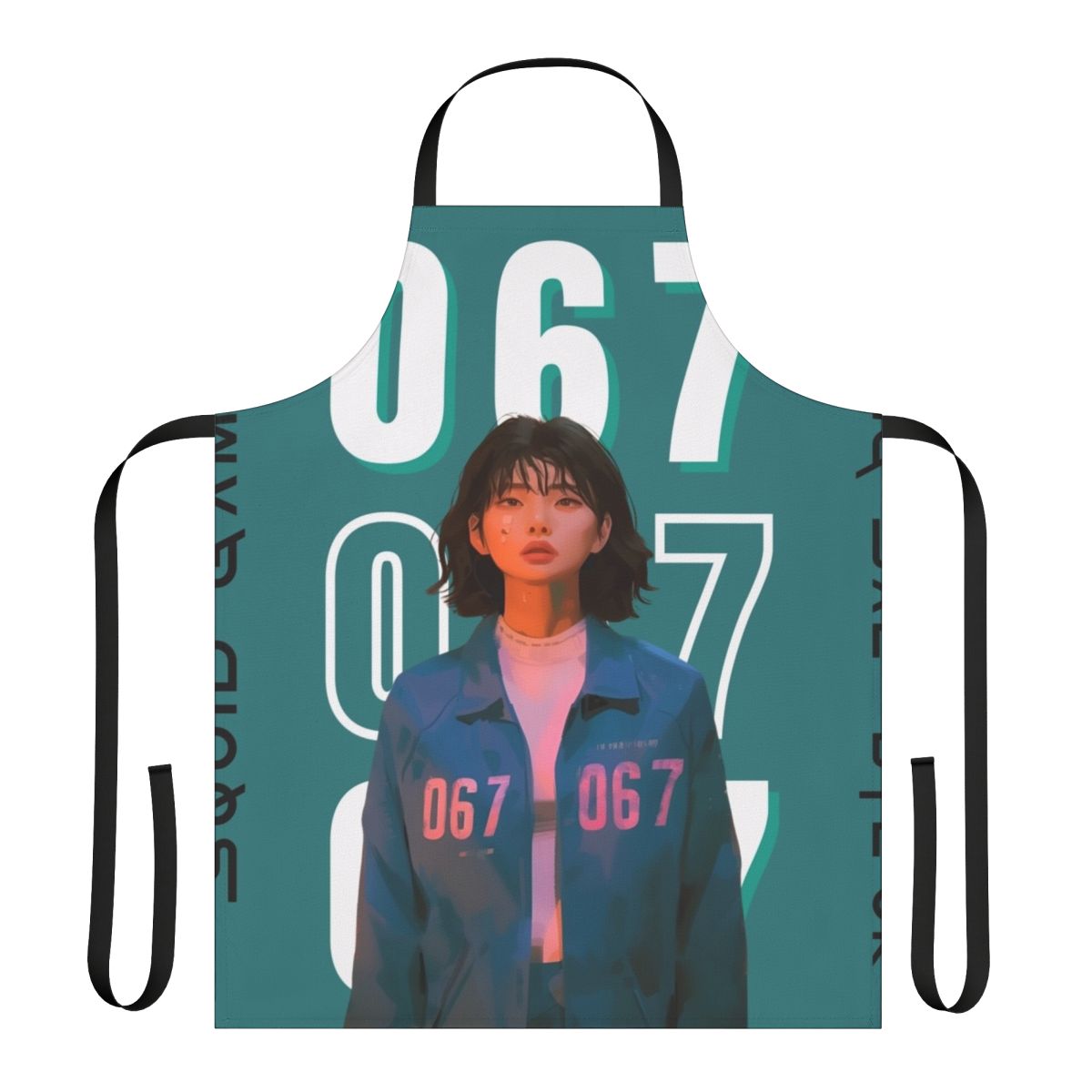 Squid Game Inspired Player 067 Kang Sae Byeok Apron