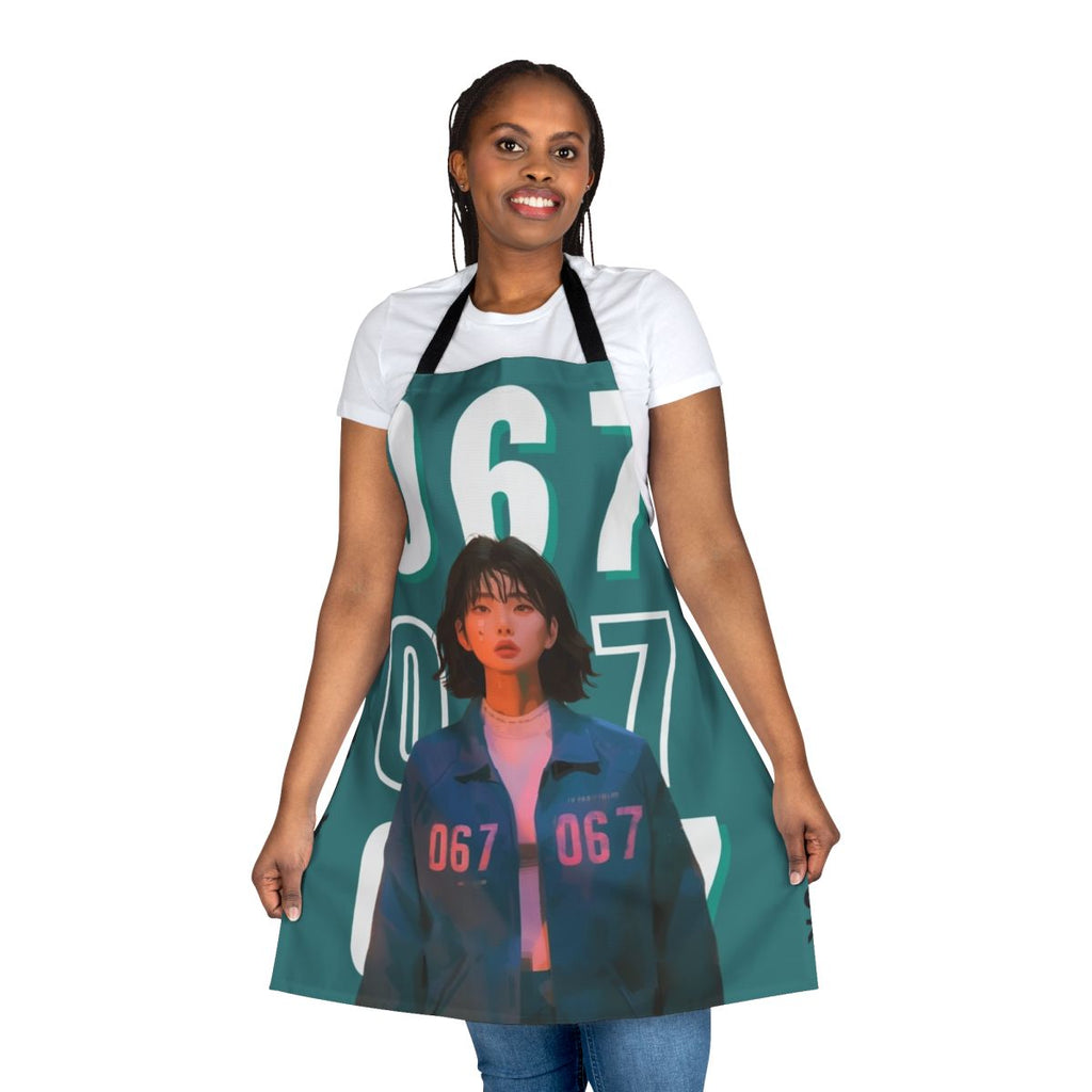 Squid Game Inspired Player 067 Kang Sae Byeok Apron