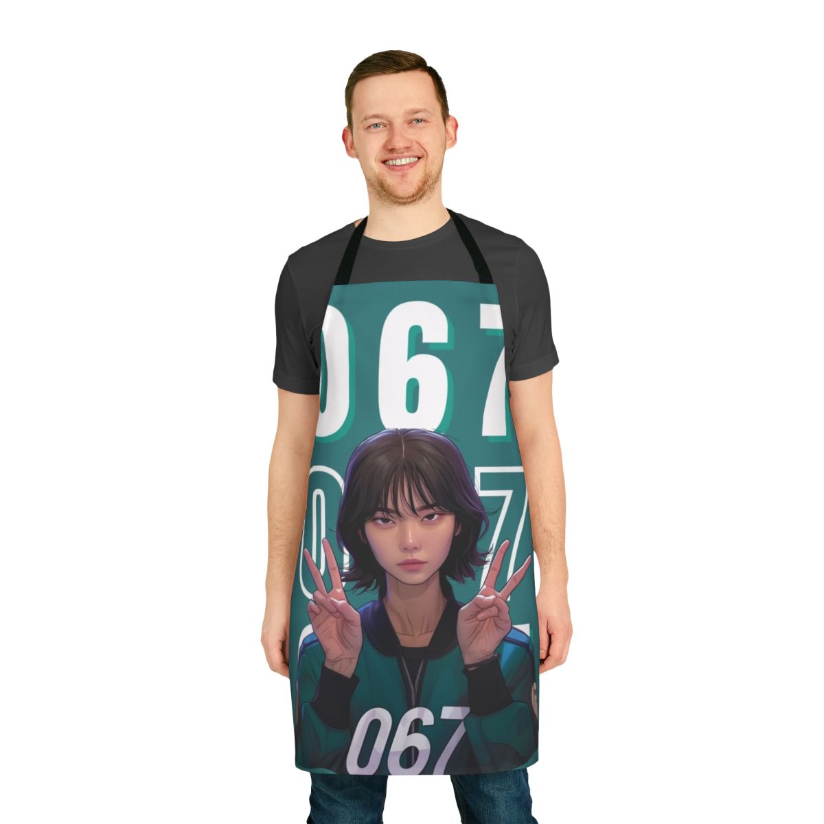 Squid Game Player 067 Kang Sae Byeok Inspired Apron