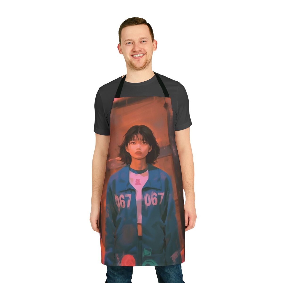 Squid Game Inspired Player 067 Kang Sae Byeok Apron