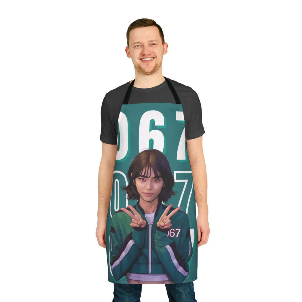 Squid Game Player 067 Kang Sae Byeok Apron