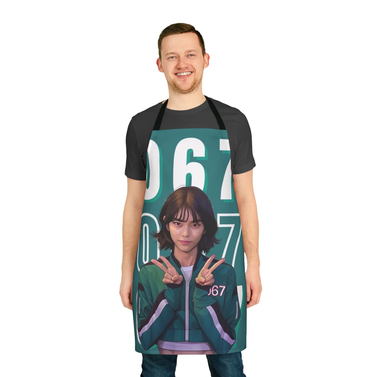 Squid Game Player 067 Kang Sae Byeok Apron