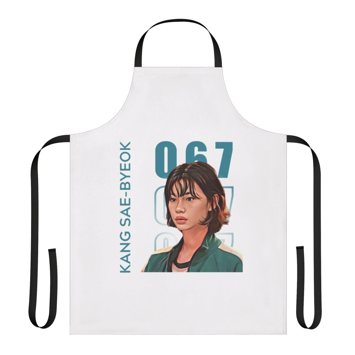Squid Game Inspired Player 067 Sae Byeok Apron