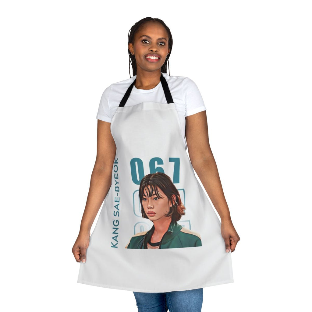 Squid Game Inspired Player 067 Sae Byeok Apron