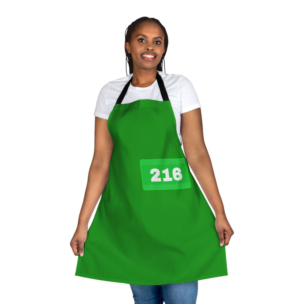 Squid game themed apron with player 216 design