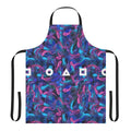 Squid Game-inspired apron with a survival pattern design