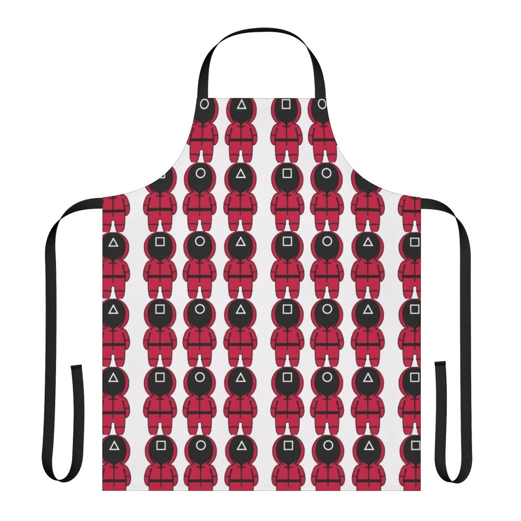 Squid Game Inspired Trio Apron with Characters from the Popular Netflix Series