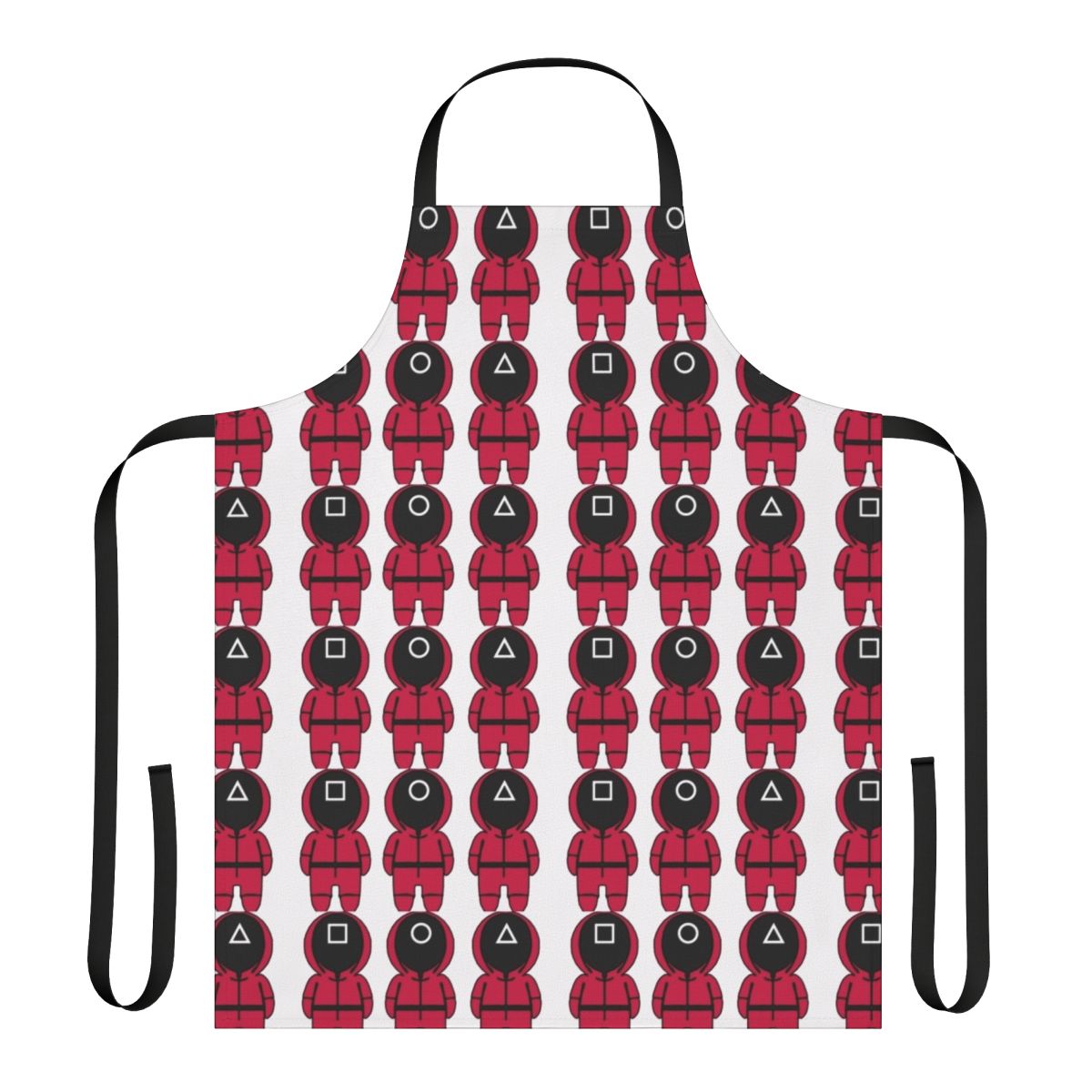 Squid Game Inspired Trio Apron with Characters from the Popular Netflix Series