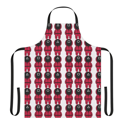 Squid Game Inspired Trio Apron with Characters from the Popular Netflix Series
