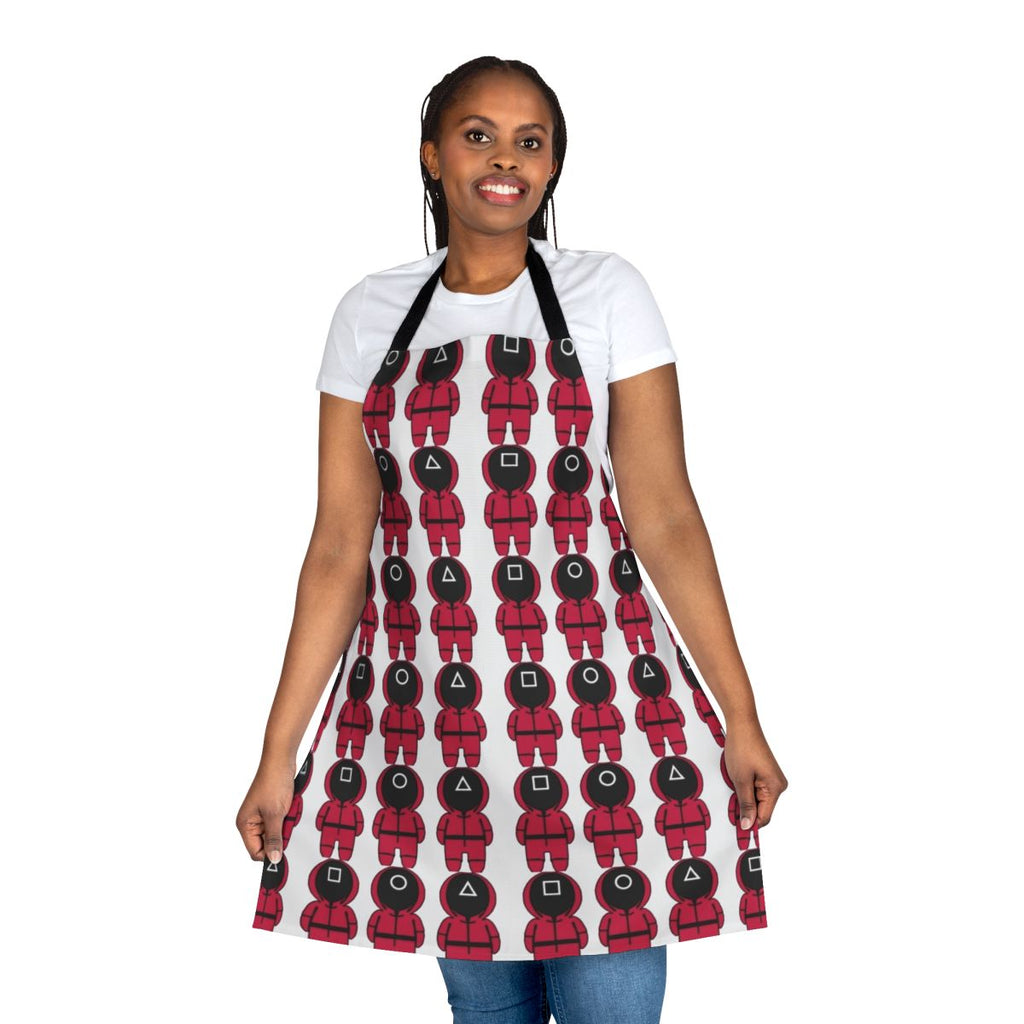 Squid Game Inspired Trio Apron with Characters from the Popular Netflix Series