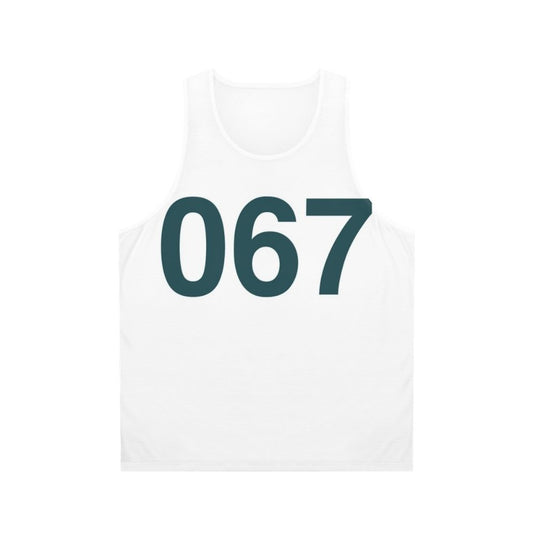 Squid Game Number 067 Unisex Tank Top