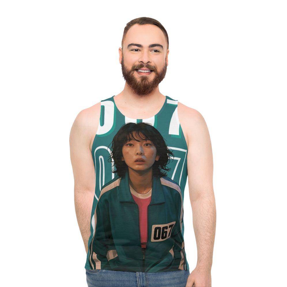 Squid Game Player 067 Kang Sae Byeok Unisex Tank Top