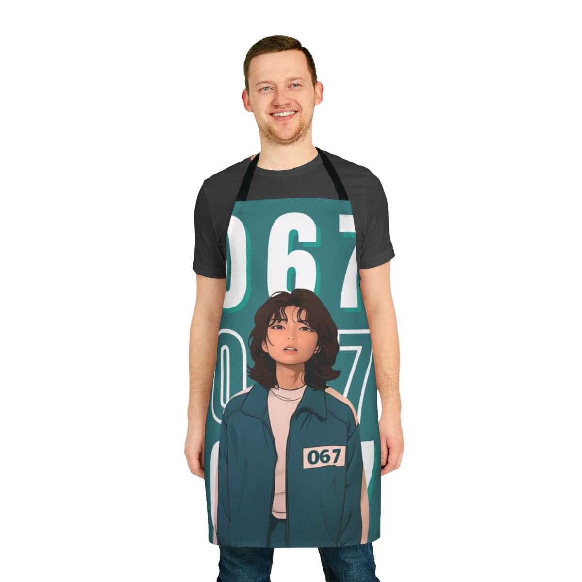 Squid Game Player 067 Kang Sae Byeok Inspired Apron