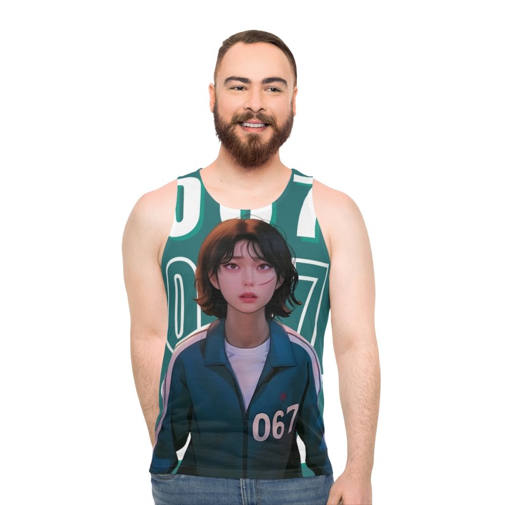 Squid Game Player 067 Kang Sae Byeok Unisex Tank Top