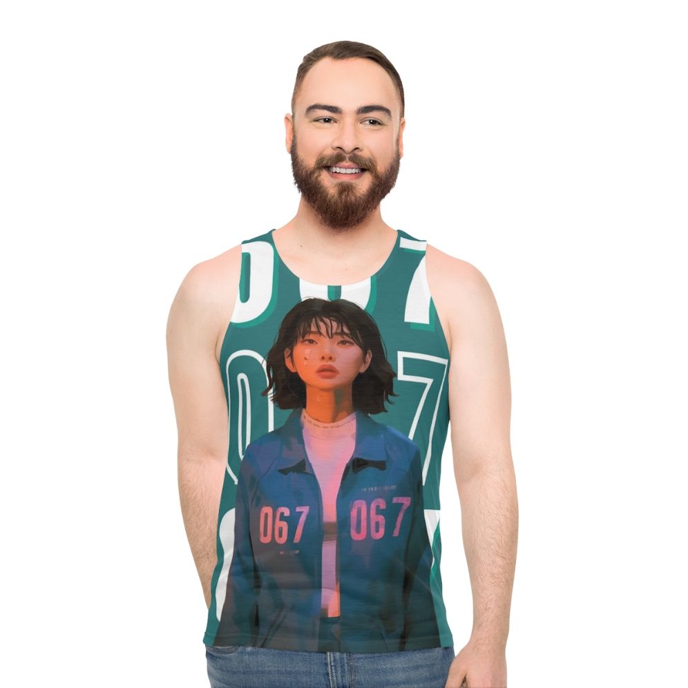 Squid Game Player 067 Kang Sae Byeok Unisex Tank Top