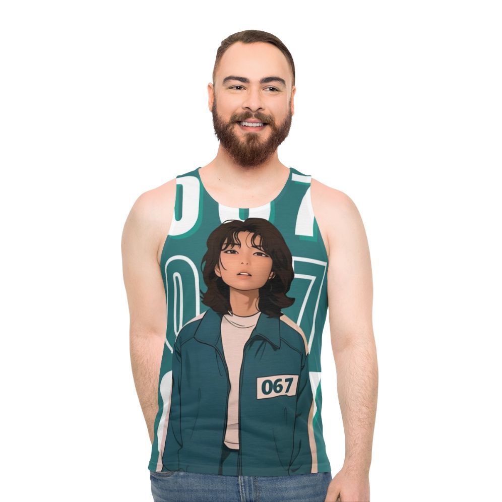 Squid Game Player 067 Kang Sae Byeok Unisex Tank Top