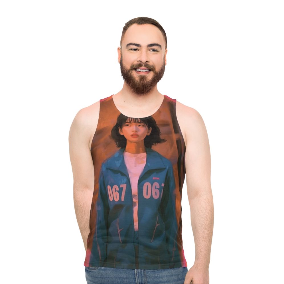 Squid Game Player 067 Kang Sae Byeok Unisex Tank Top