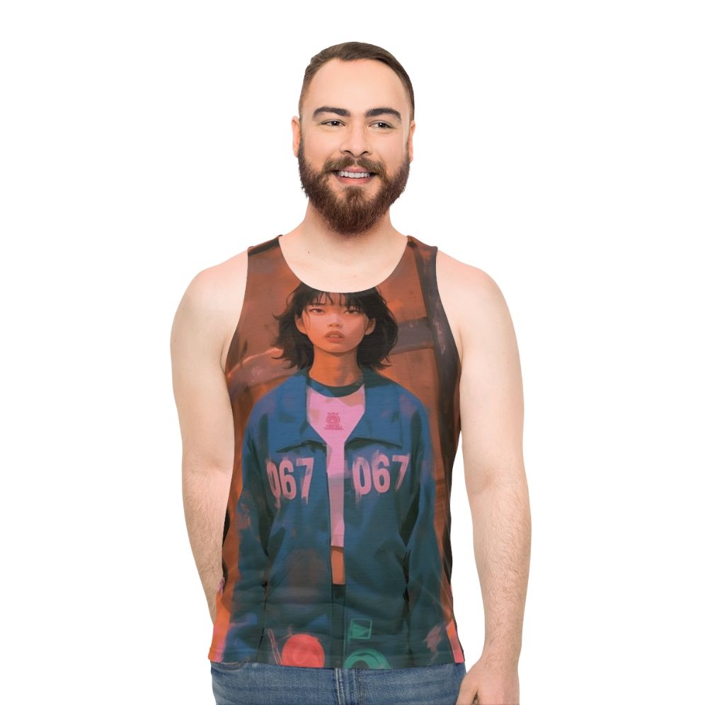 Squid Game Player 067 Kang Sae Byeok Unisex Tank Top