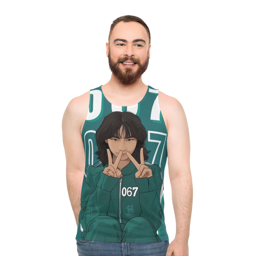 Squid Game Player 067 Kang Sae Byeok Unisex Tank Top