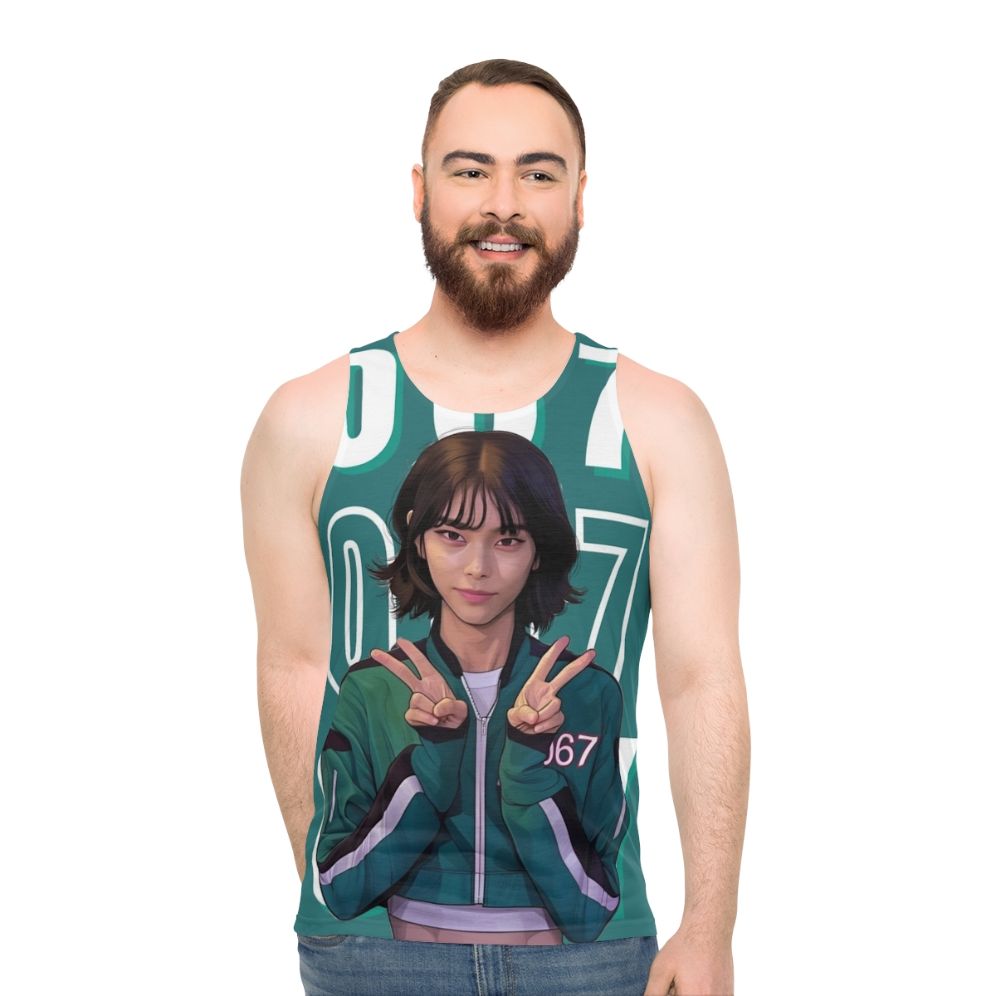 Squid Game Player 067 Kang Sae Byeok Unisex Tank Top