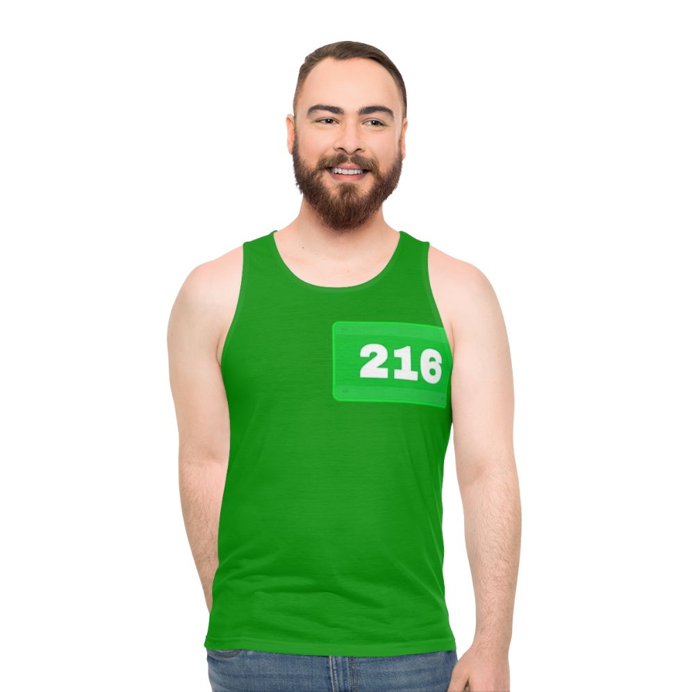 Squid Game Player 216 Unisex Tank Top