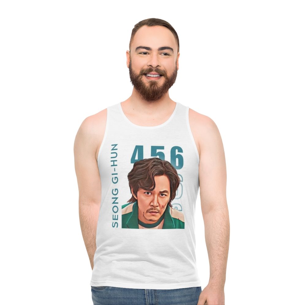 Squid Game Player 456 Gi Hun Unisex Tank Top