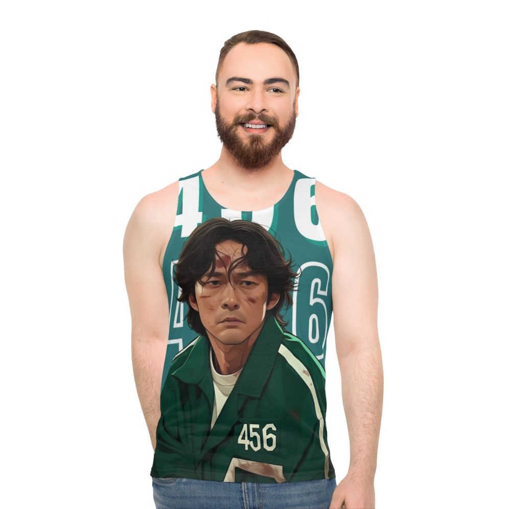 Squid Game Player 456 Seong Gi Hun Unisex Tank Top
