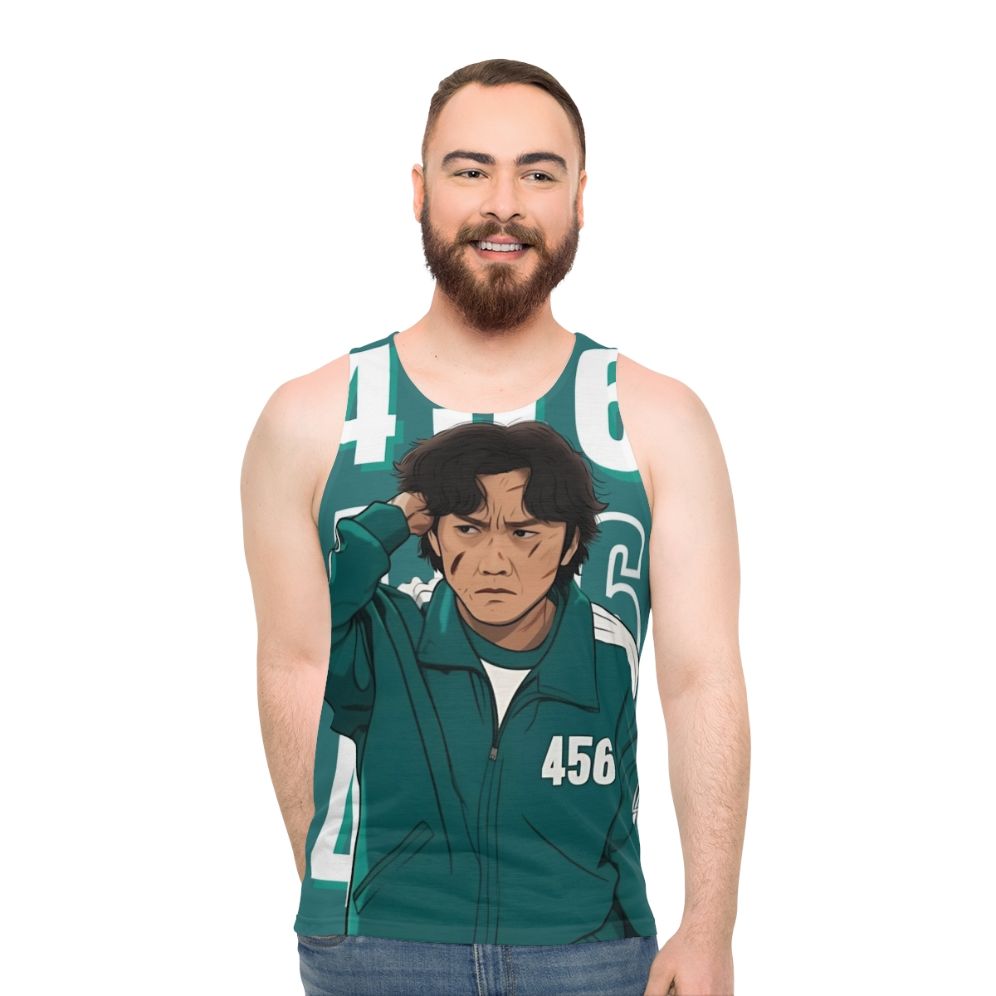 Squid Game Player 456 Seong Gi Hun Unisex Tank Top