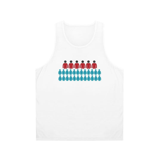 Squid Game Players Unisex Short Tank Top