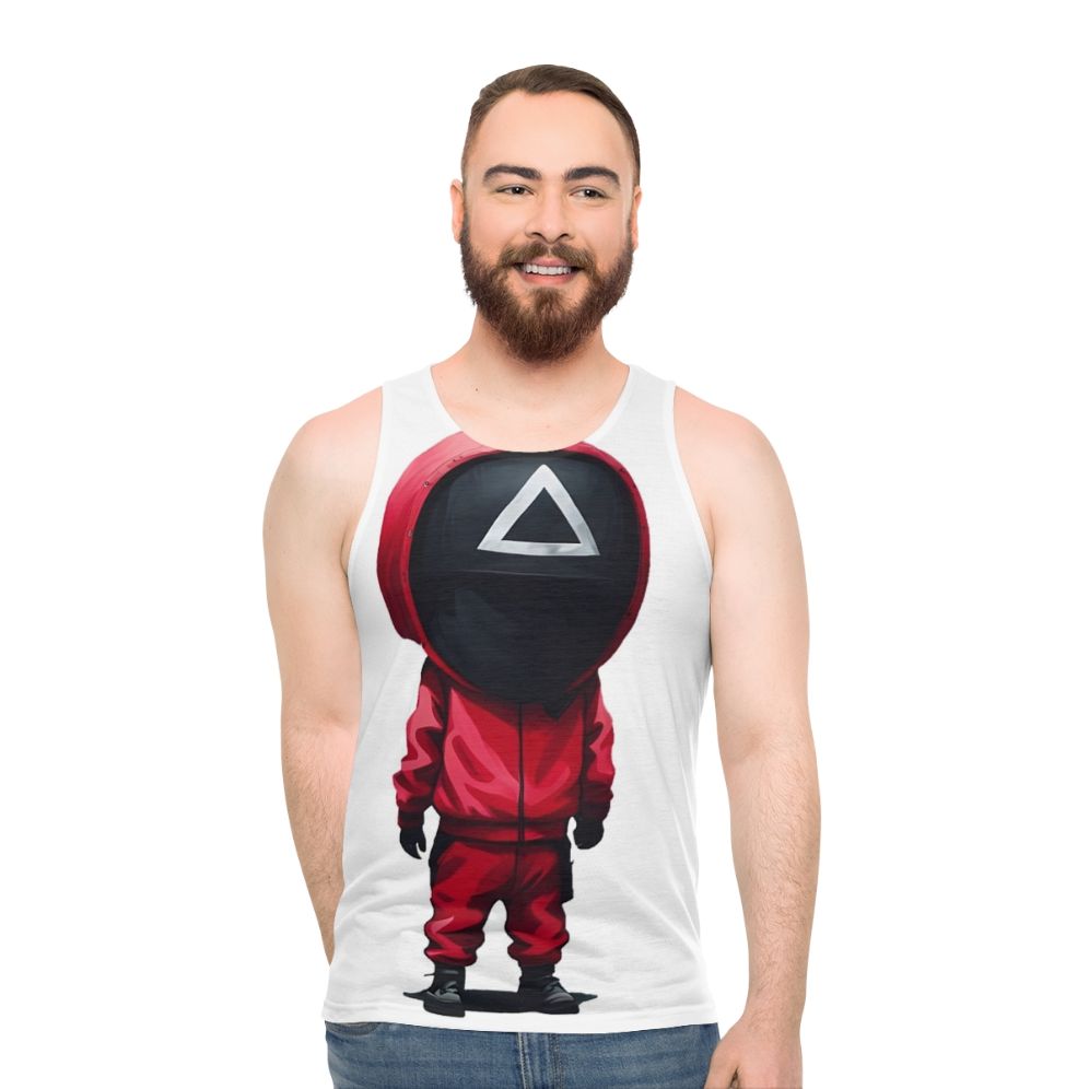 Squid Game Soldier Design Unisex Tank Top