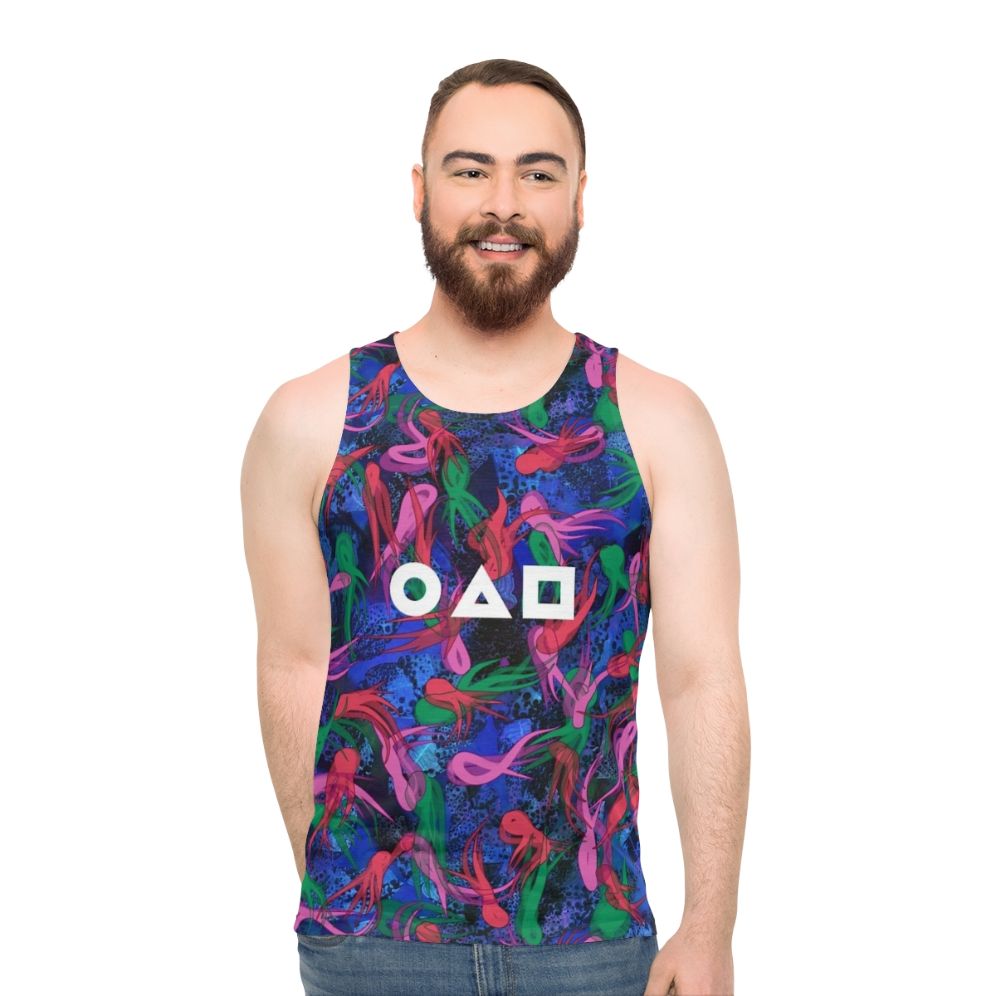Squid Game Survival Pattern Unisex Tank Top