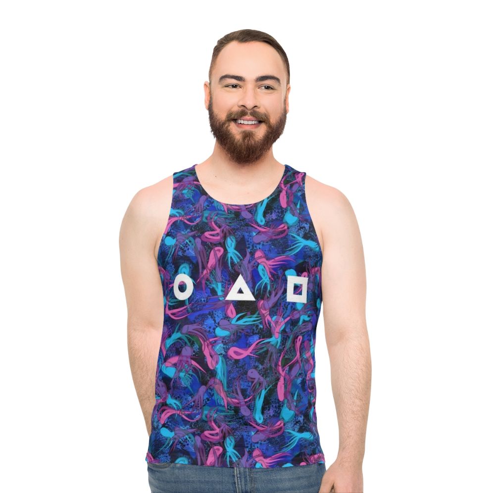 Squid Game Survival Pattern Unisex Tank Top