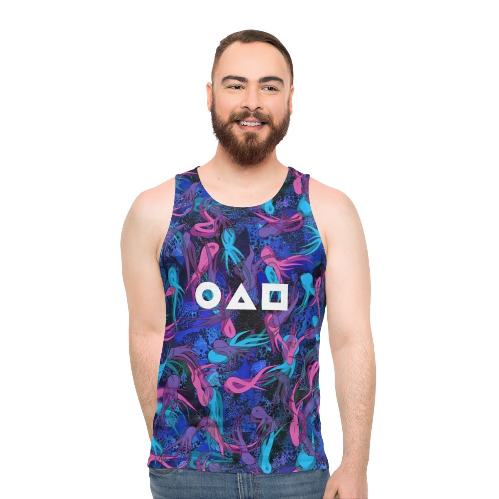 Squid Game Survival Pattern Unisex Tank Top