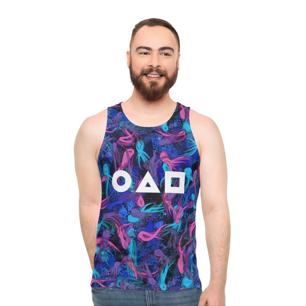 Squid Game Survival Pattern Unisex Tank Top