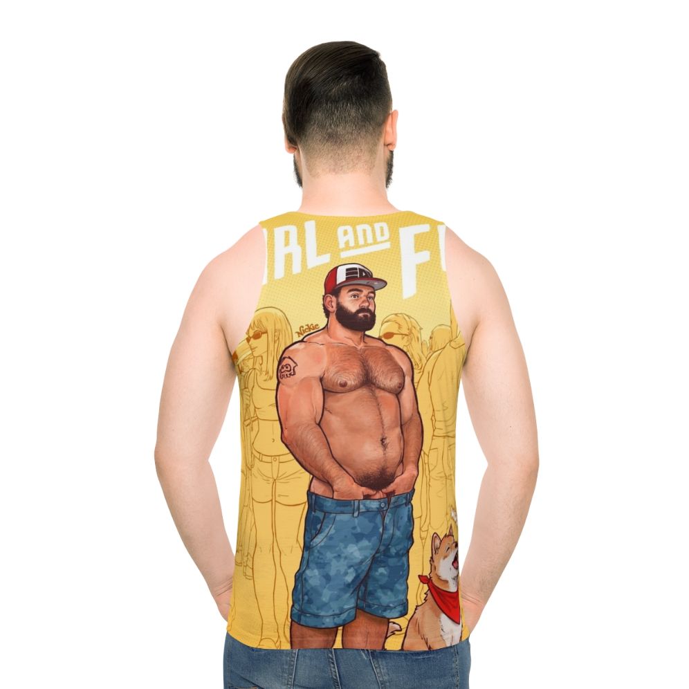 Squid Print Unisex Tank Top