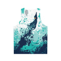 Squid Splash Unisex Tank Top in Water Color Design