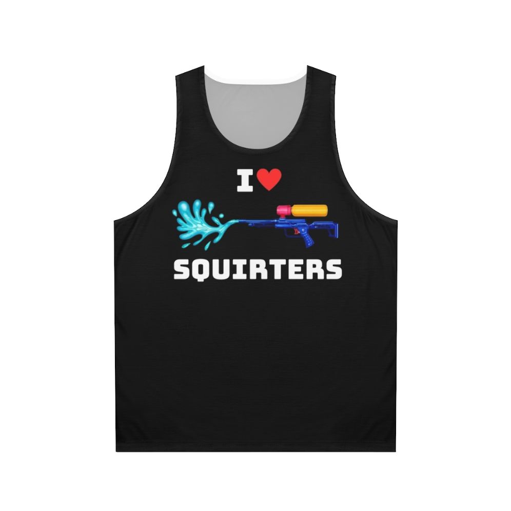 Squirrel print unisex tank top