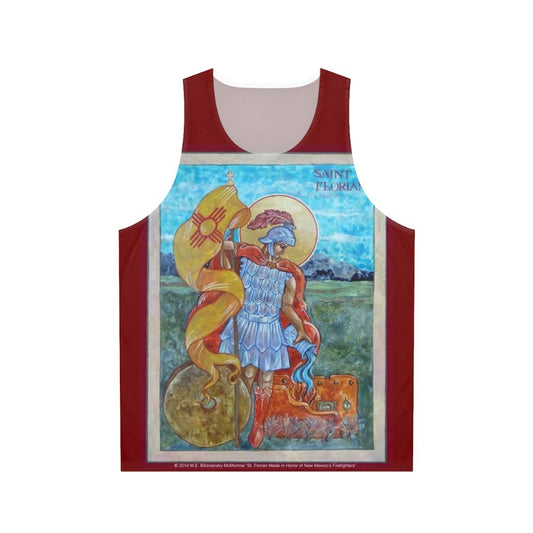 St Florian Patron Saint of Firefighters Unisex Tank Top