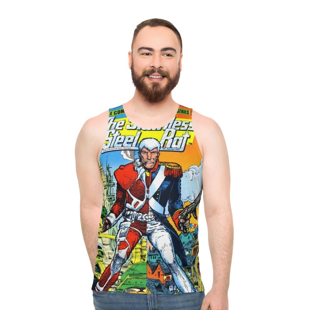 Stainless Steel Rat Unisex Sci-Fi Comic Tank Top