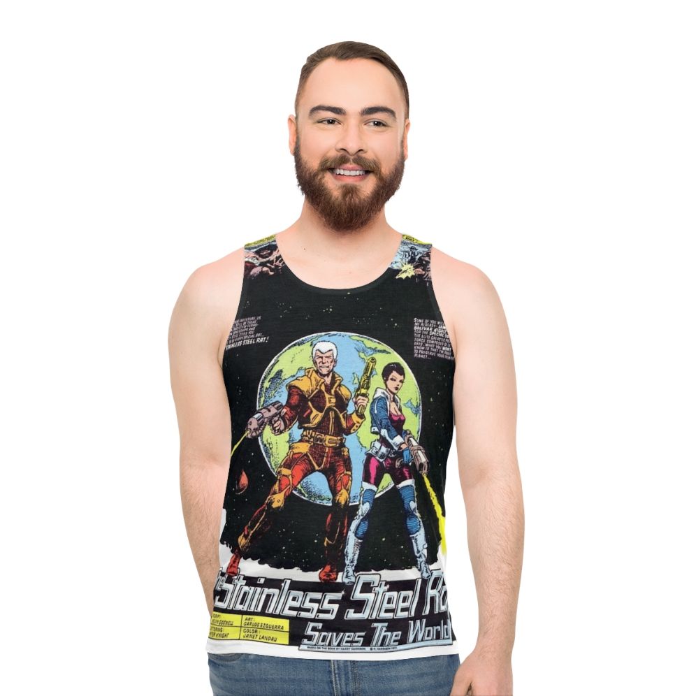 Stainless Steel Rat science fiction unisex tank top
