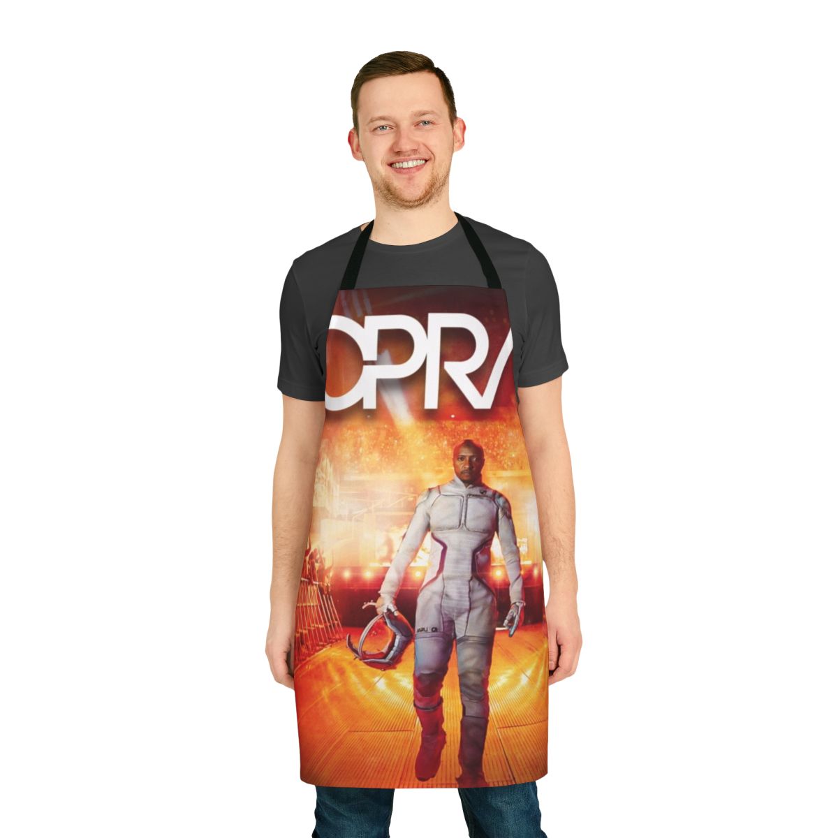 Star-themed apron for soprano singers and musicians