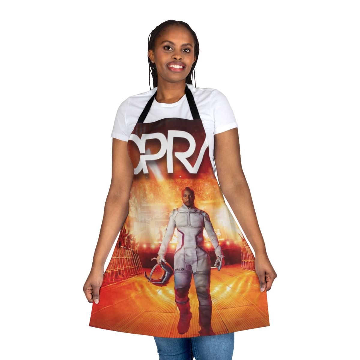 Star-themed apron for soprano singers and musicians