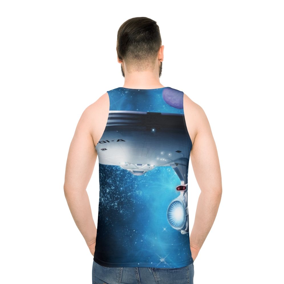 Star Trek Enterprise A Where Silence Has Lease Unisex Tank Top