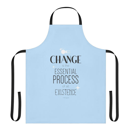 Star Trek Spock quote apron featuring a Vulcan philosophy saying